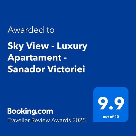 Sky View - Luxury Apartament - Sanador Victoriei Bukarest Eksteriør billede